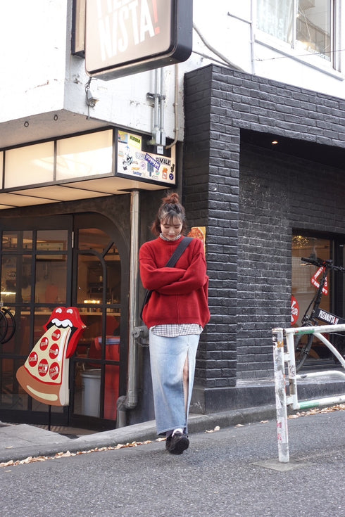 ベーシックルーズニット